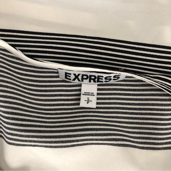 Express Stripe Lace Up Shift Dress - Picture 8 of 10